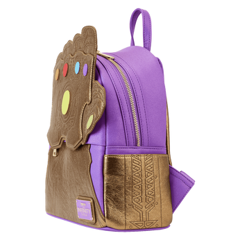 Marvel Metallic Thanos Gauntlet Mini Backpack, Image 2