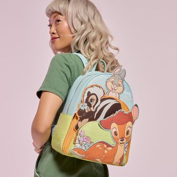 Bambi & Friends Triple Pocket Mini Backpack, Image 2