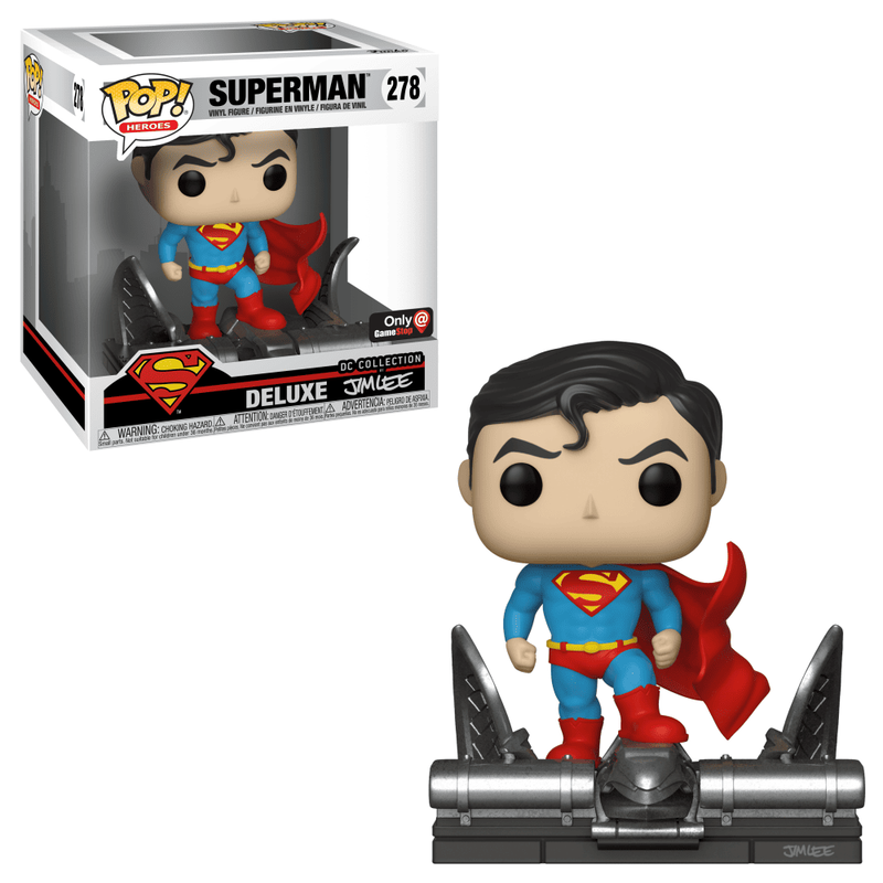 POP Deluxe: DC- Superman on Gargoyle (Jim Lee), , hi-res view 1