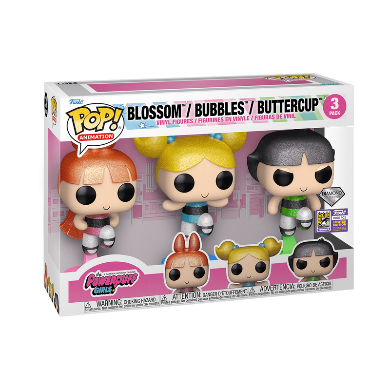Pop! Powerpuff Girls (Diamond) - 3 Pack [SDCC], , hi-res view 2