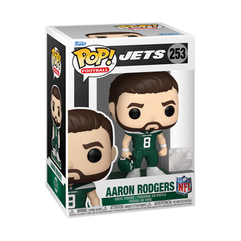 Pop! Aaron Rodgers (Jets Home Uniform), Image 2