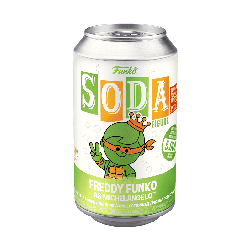 Vinyl SODA Freddy Funko as Michelangelo, , hi-res view 2