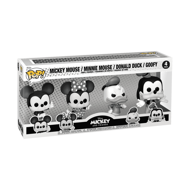 Pop! Mickey and Friends (Black & White) 4-Pack, , hi-res view 2