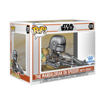 Pop! Rides Deluxe The Mandalorian on Speeder (with Grogu), , hi-res view 2