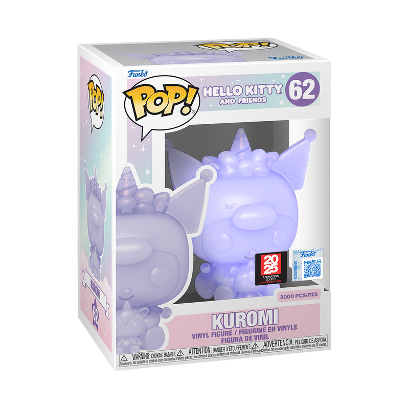 Pop! Kuromi (Translucent Purple) with Pop! Protector, , hi-res view 2