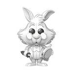 Pop White Rabbit Sketched Deco image