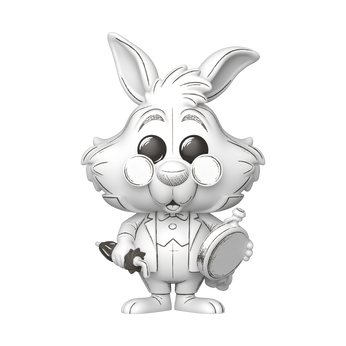 Pop! White Rabbit (Sketched Deco), Image 1
