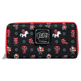 Funko Pop! by Loungefly Marvel Deadpool 30th Anniversary Zip Around Wallet, Image 1