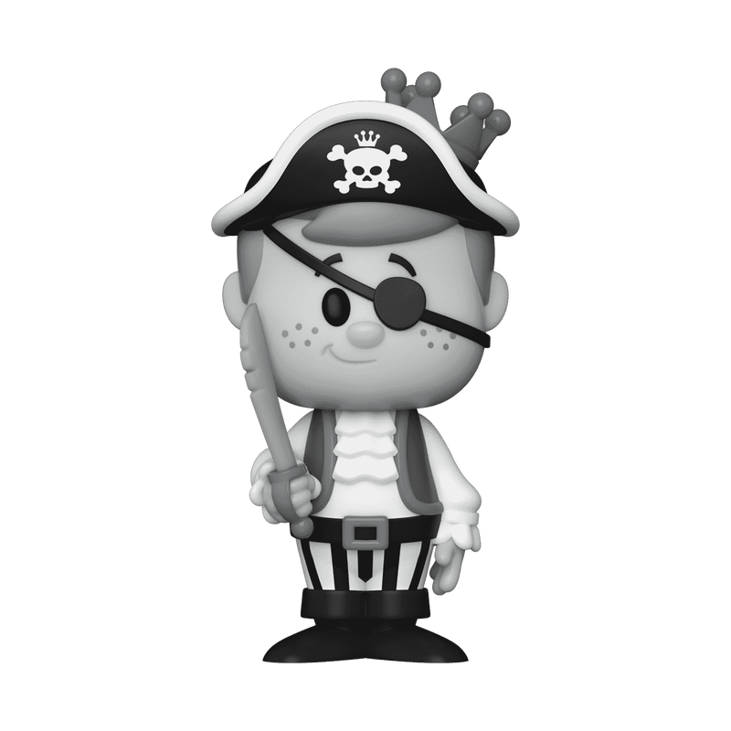 Vinyl SODA Pirate Freddy (Black & White), , hi-res view 1