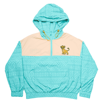 The Lion King Simba Windbreaker Half-Zip Unisex Hoodie, Image 1