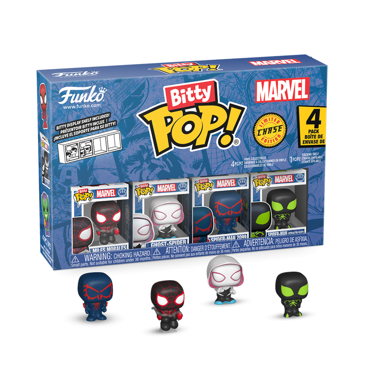 Bitty Pop! Spider-Man 4-Pack Series 2, , hi-res view 1