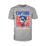 Captain America Christmas Sweater Tee, , hi-res image number 1
