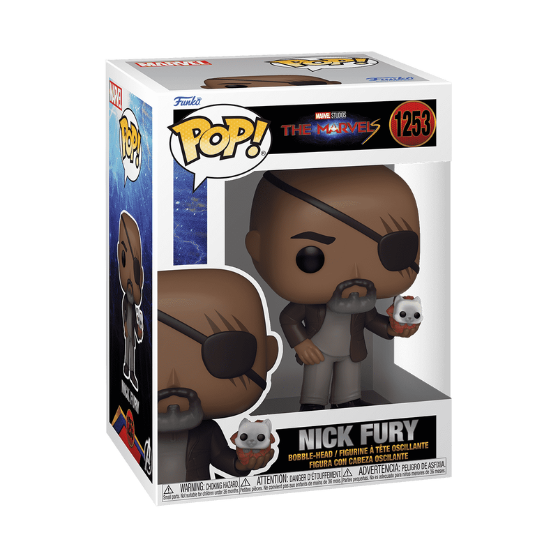 Pop! Nick Fury with Flerkitten, , hi-res view 2
