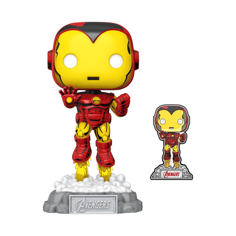 Pop! Iron Man with Pin, , hi-res view 1