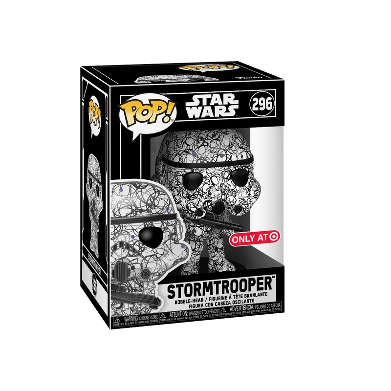 Pop! Stormtrooper (Futura Black/White) with Case, , hi-res view 3