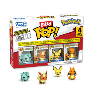 Bitty Pop! Pokémon 4-Pack Series 3, Image 1