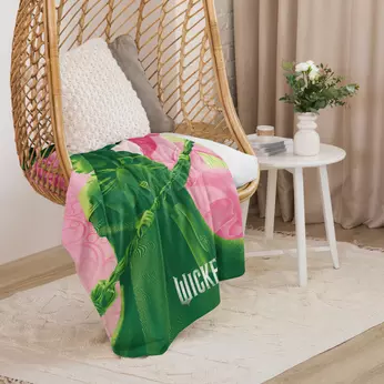 Wicked Elphaba Glinda Sherpa Blanket, , hi-res view 1