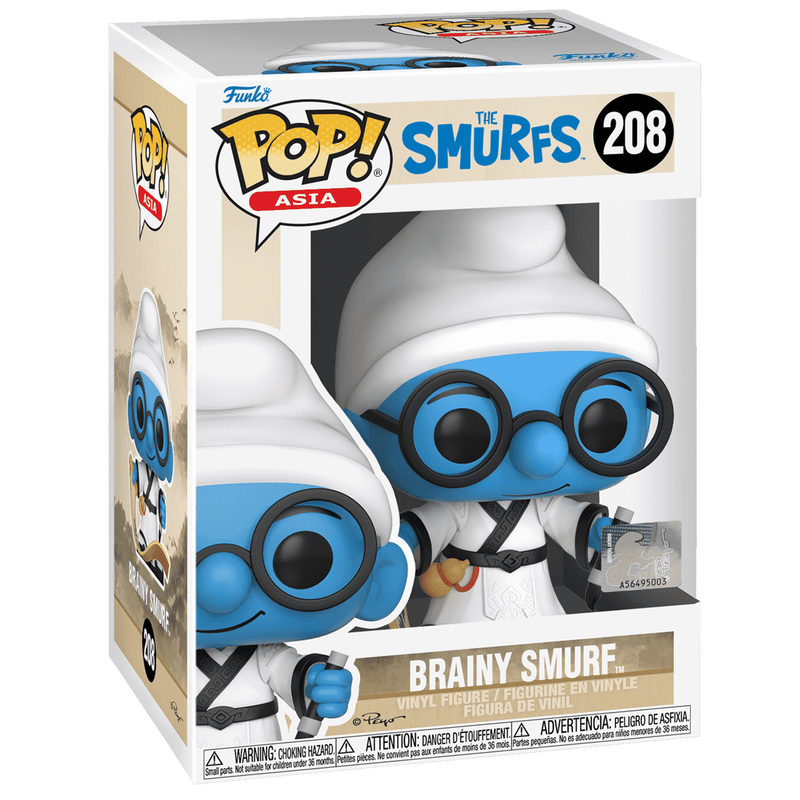 Pop! Asia Brainy Smurf, , hi-res view 2