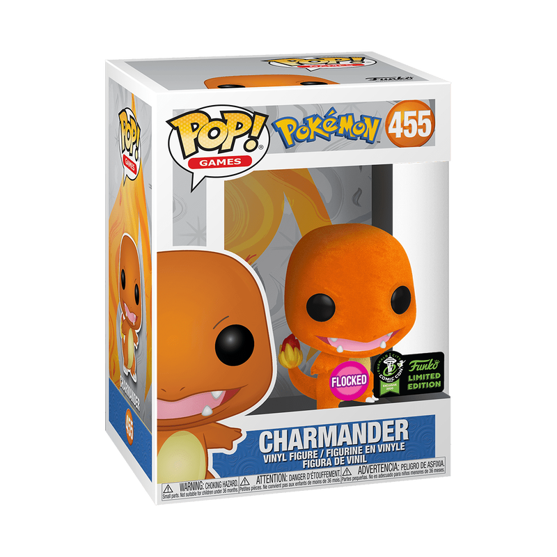Pop! Flocked Pok&eacute;mon Charmander, , hi-res view 2