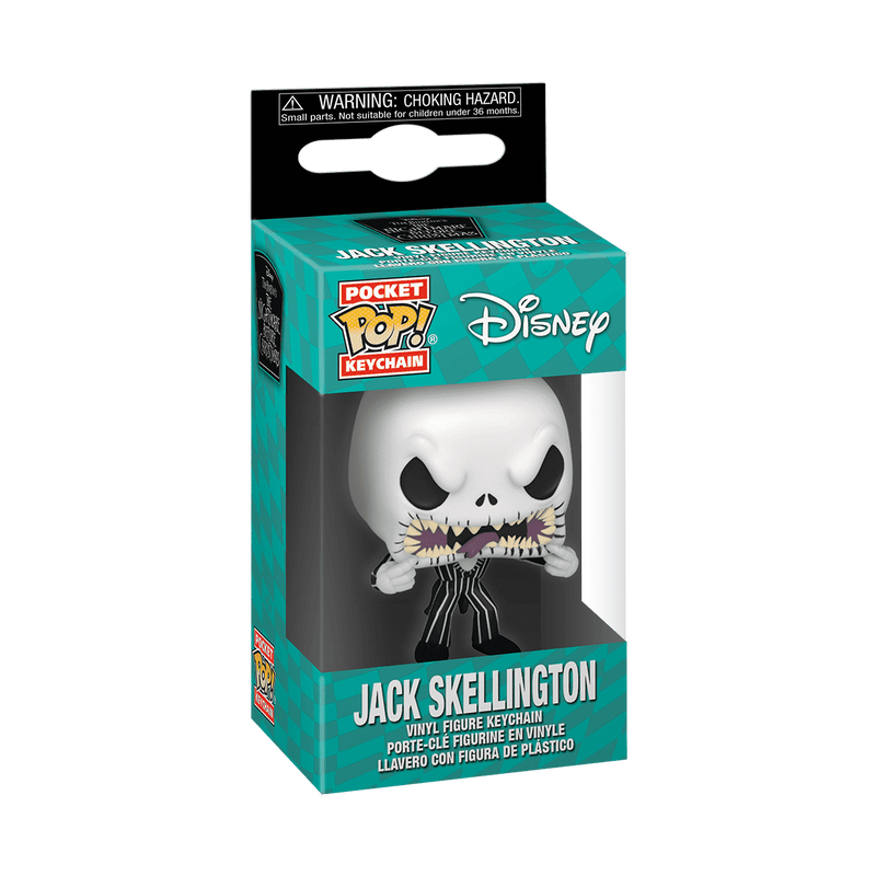 Pop! Keychain Jack Skellington (Scary Face), , hi-res view 2