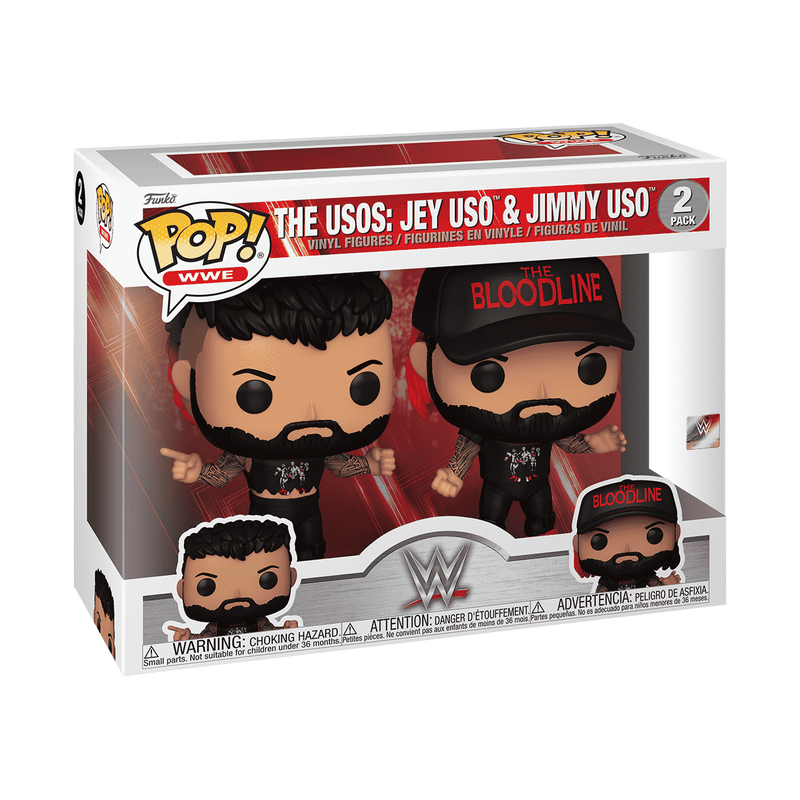 Pop! The Usos: Jey Uso & Jimmy Uso 2-Pack, , hi-res view 2