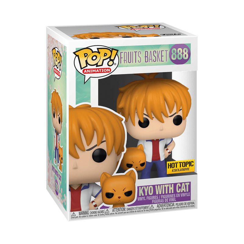POP&Buddy: Fruits Basket- Kyo w/Cat (HT), , hi-res view 1