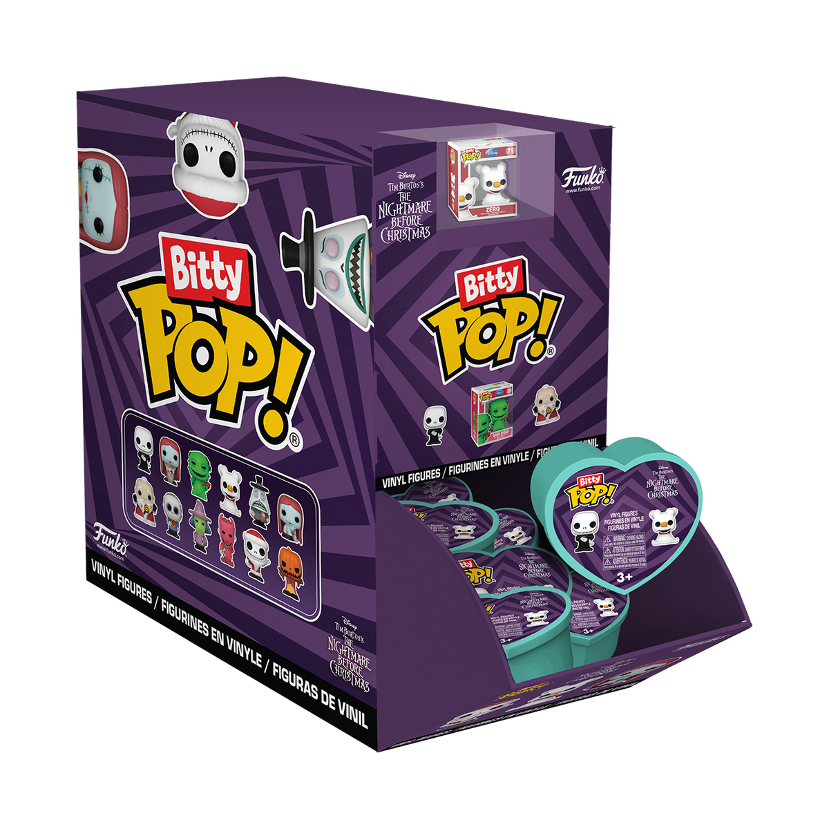 Фигурка-сюрприз Funko Mystery Bitty Pop! Heart The Nightmare Before Christmas