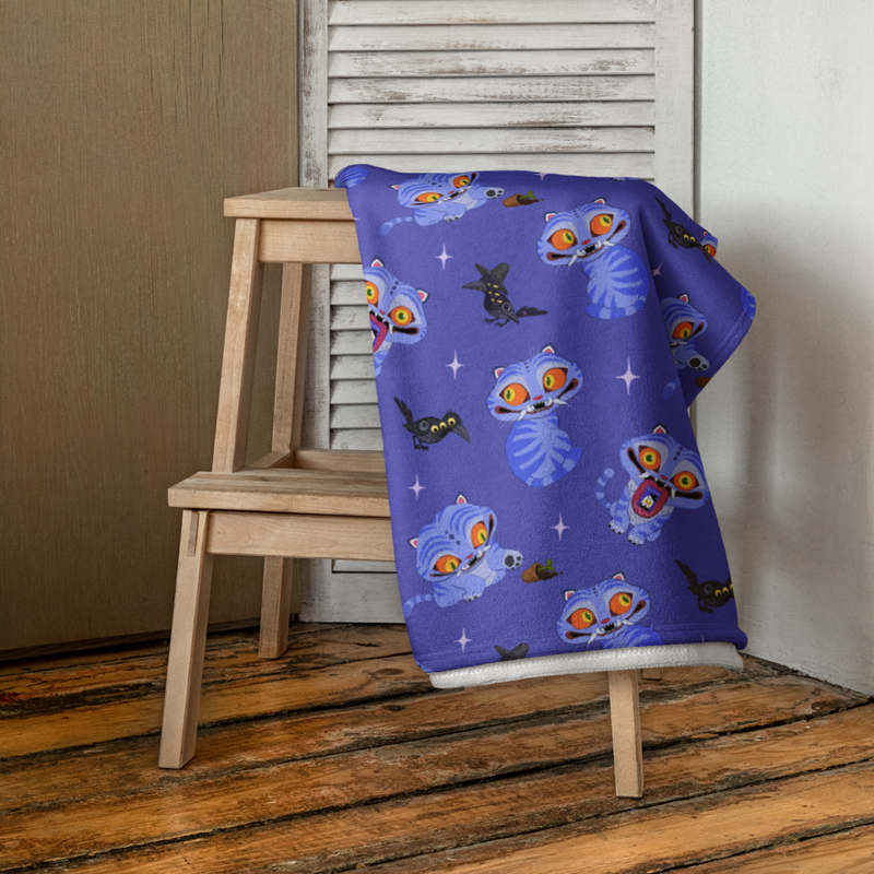 KPop Demon Hunters Derpy and Sussie Beach Towel | Funko Merch Lab