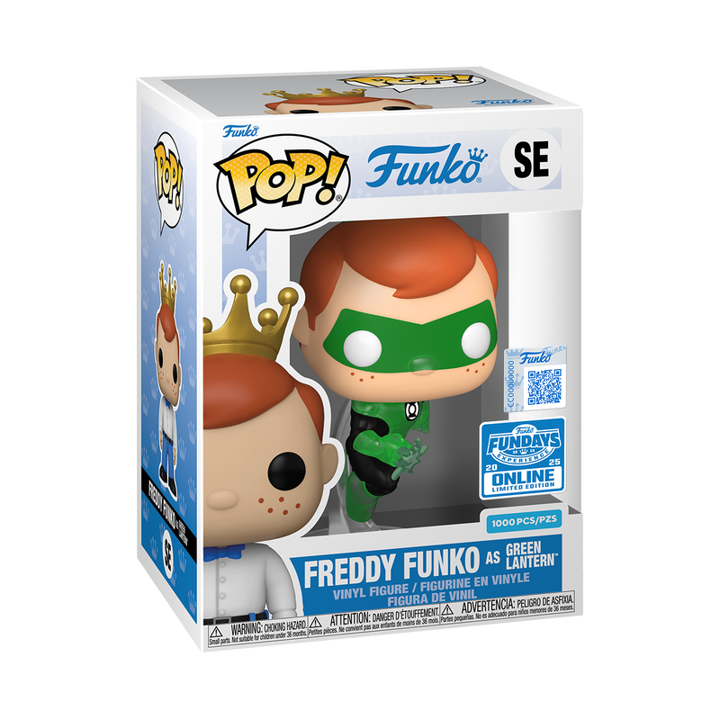 Pop! Freddy Funko as Green Lantern (Translucent), , hi-res view 2