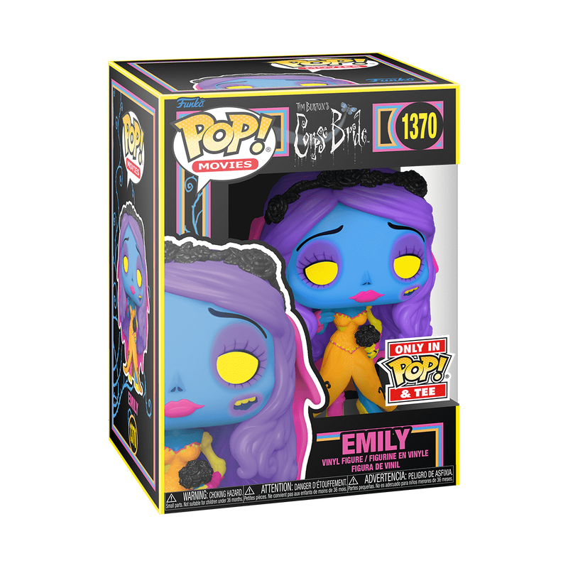 Pop! & Tee Emily Corpse Bride (Black Light), , hi-res view 4