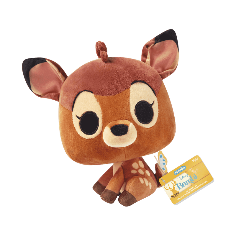 Bambi with Flowers Plush, , hi-res view 1