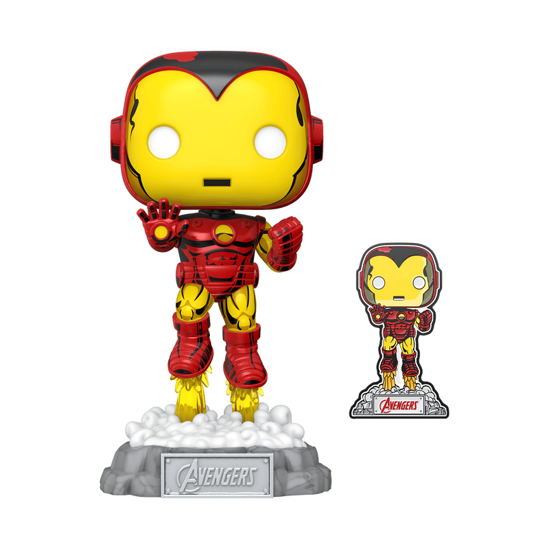 Pop! Iron Man with Pin