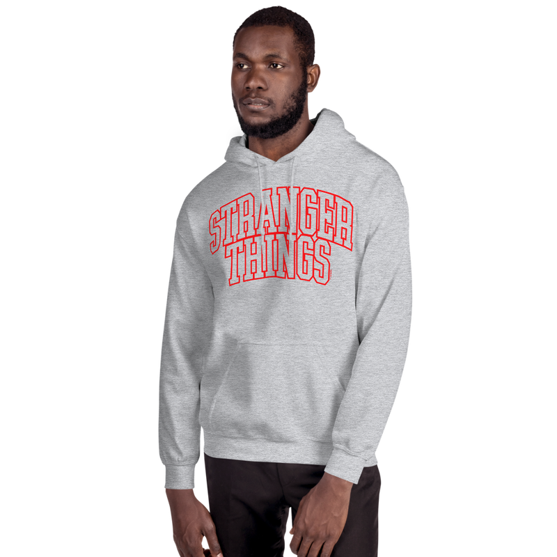 Stranger Things Logo Athletic Hoodie, , hi-res view 4