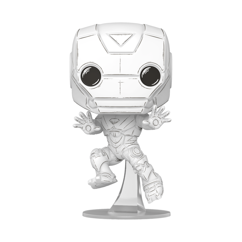 Pop! Iron Man (Sketched Deco), , hi-res view 1