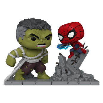 Pop! Moment Spider-Man vs. Hulk(Marvel)