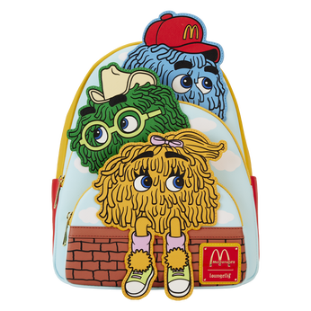 McDonald's Vintage Fry Kids Triple Pocket Mini Backpack, Image 1