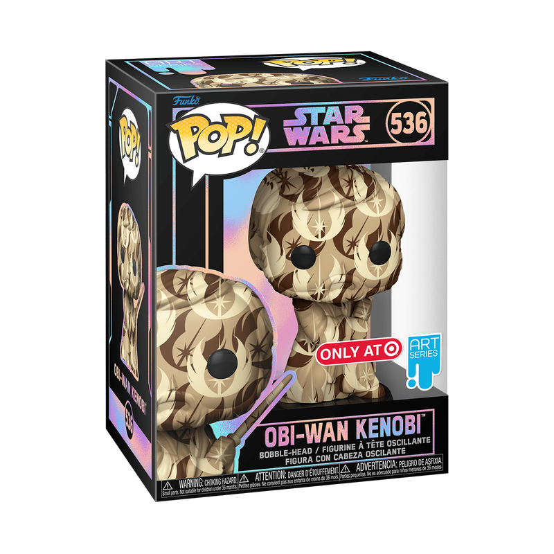 Pop! Artist Series Obi-Wan Kenobi with Pop! Protector, , hi-res image number 2