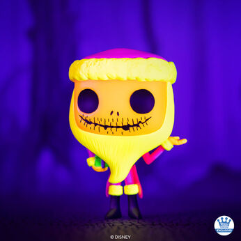 Pop! Santa Jack Skellington (Black Light), Image 2