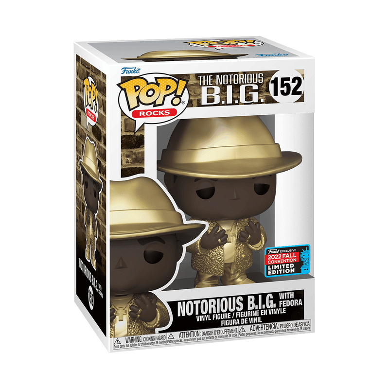 Pop! Notorious B.I.G. with Fedora (Gold), , hi-res view 2
