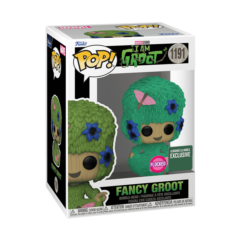 Pop! Fancy Groot (Flocked), , hi-res view 2