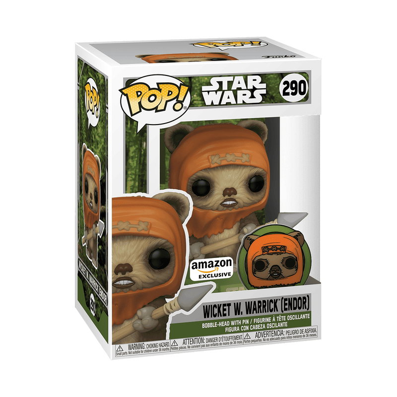 Pop! Wicket W. Warrick (Endor) with Pin, , hi-res view 2