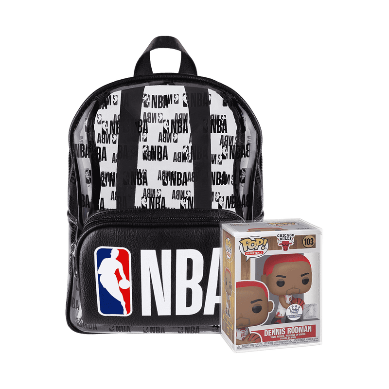 Limited Edition Bundle - NBA Stadium Mini Backpack and Pop! Dennis Rodman, , hi-res view 3