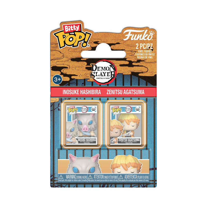 Bitty Pop! Inosuke Hashibira & Zenitsu Agatsuma 2-Pack, , hi-res view 1