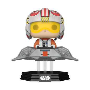 Pop! Rides Super Deluxe Luke Skywalker in T-47 Airspeeder, Image 1
