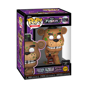 Pop! Freddy Fazbear with Pizza Launcher (Funko Fusion) (Chase), Image 2