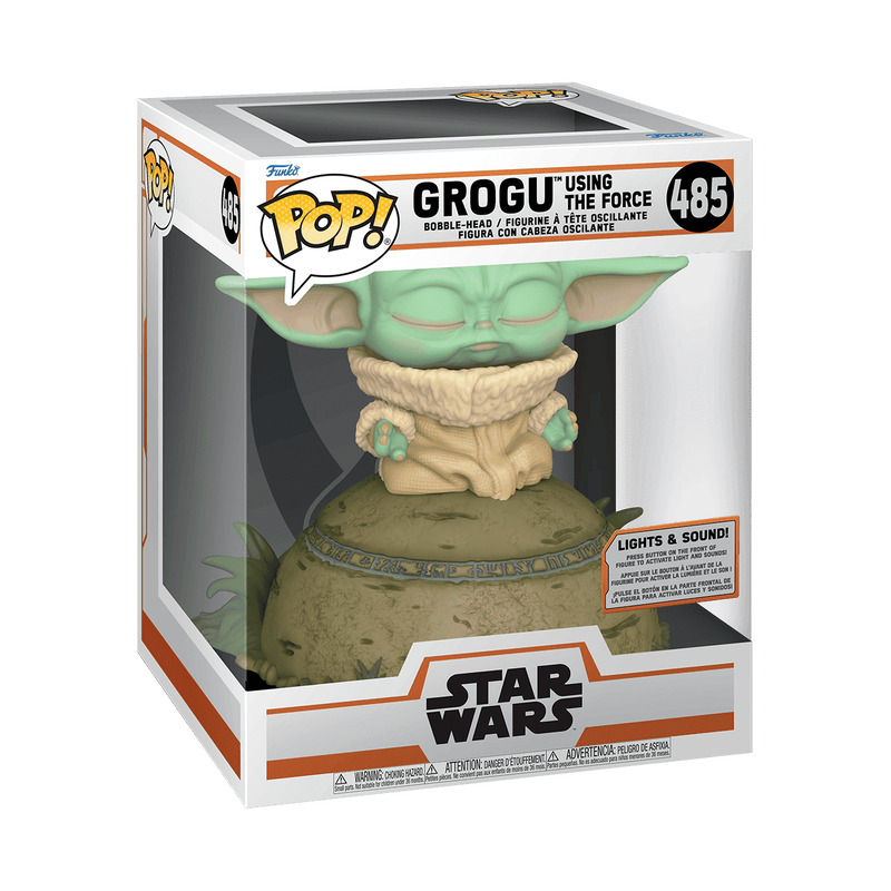 Pop! Deluxe Lights and Sounds Grogu Using the Force, , hi-res view 2