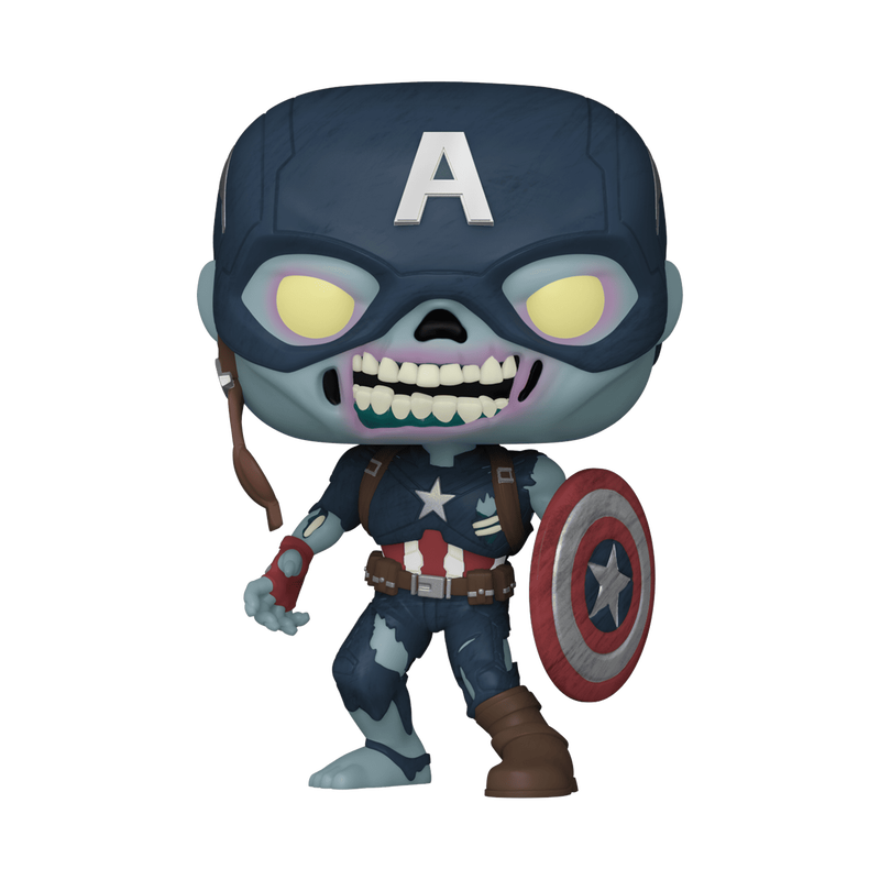 Pop! Zombie Captain America with Shield, , hi-res image number 1