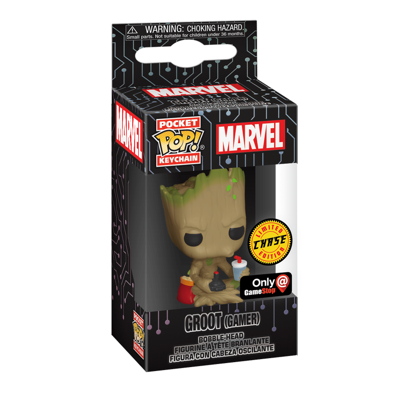 BF 2019 - Keychain Gamer Groot CHASE, , hi-res view 1