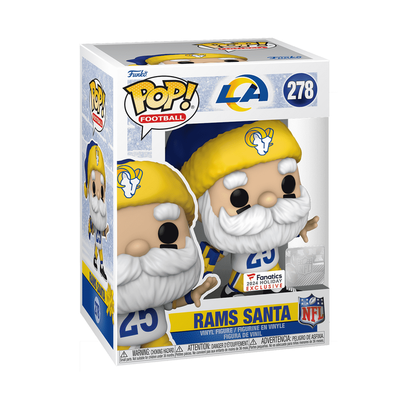 Pop! Rams Santa (Throwing), , hi-res view 2
