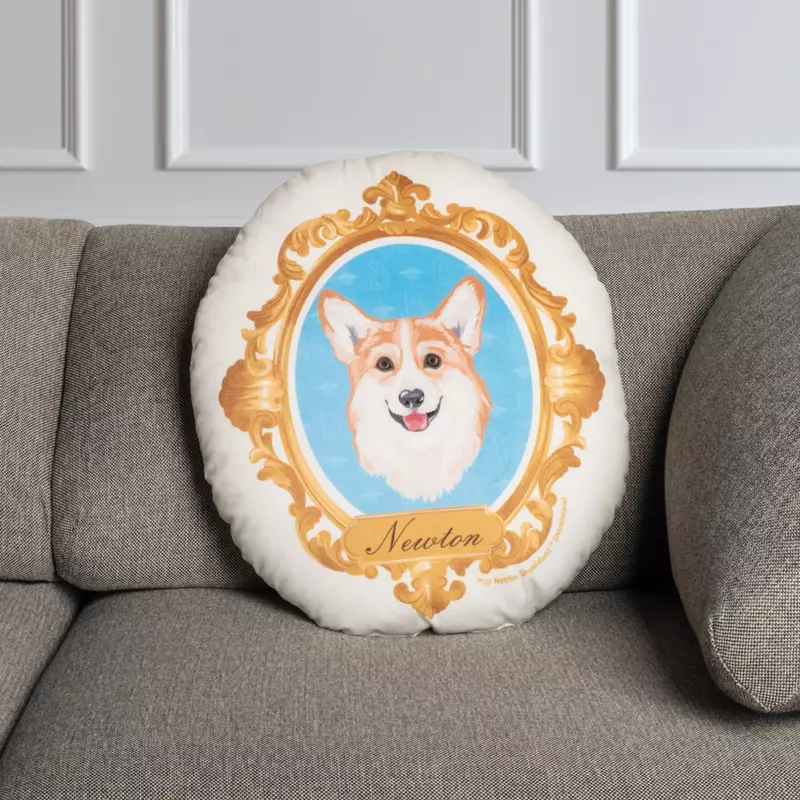 Bridgerton Newton the Corgi Pillow, , hi-res view 1